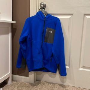 Like New, barely worn, North Face Sherpa lined jacket for youth or small woman
